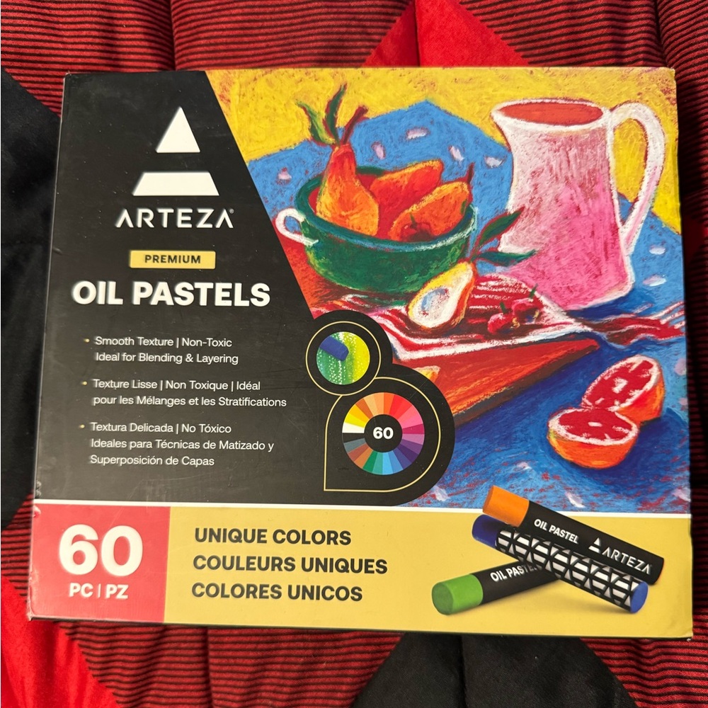 Arteza Premium Oil Pastels 60pc